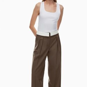 Aritzia Bureau Pant- Brown